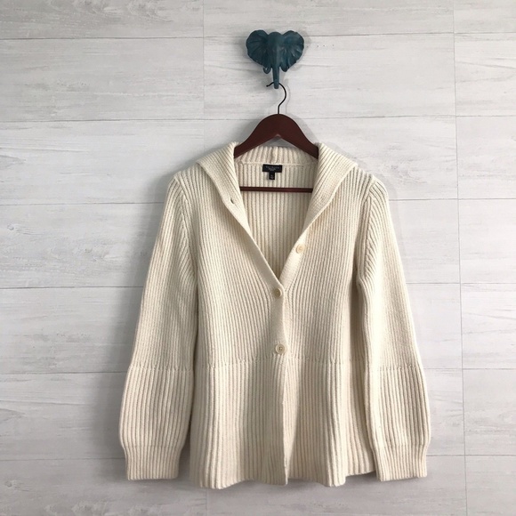 Talbots Sweaters - Talbots MP Lambswool Slight Balloon Slv Cardigan